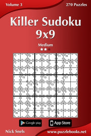 Killer Sudoku 9x9 - Medium - Volume 3 -