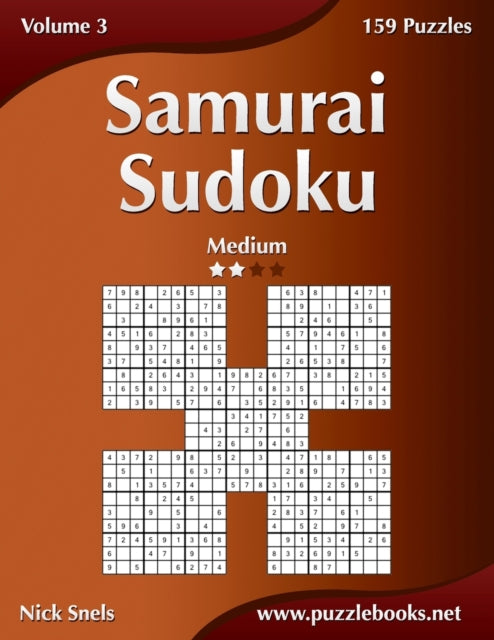 Samurai Sudoku - Medium - Volume 3 - 159