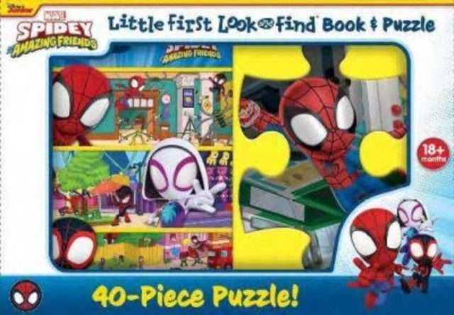 Spidey Little First Look & Find Bk/pzzle