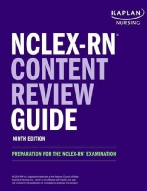 Nclexrn Content Review Guide By Kaplan Nursing