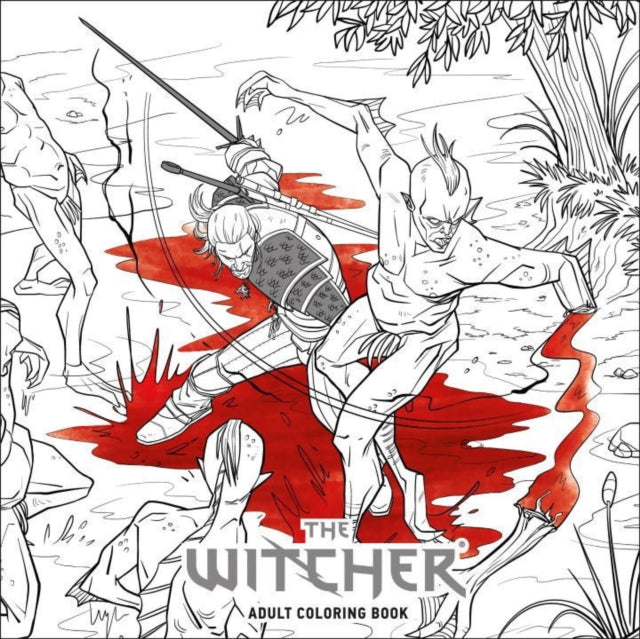Witcher Adult Colouring Book