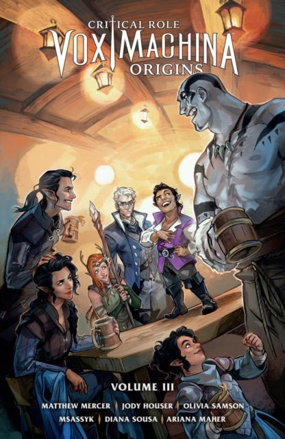 Critical Role Vox Machina Origins Vol 3 By Houser, Jody Et Al