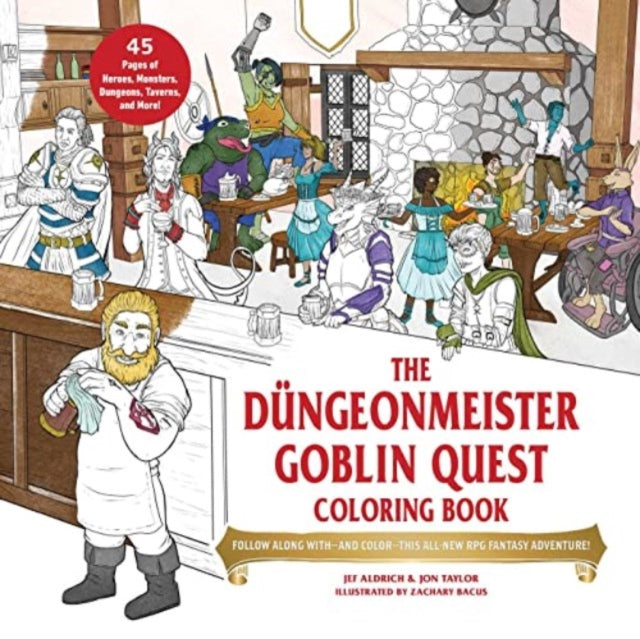 Dungeonmeister Goblin Quest Coloring Bk