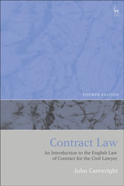 Contract Law By Cartwright John