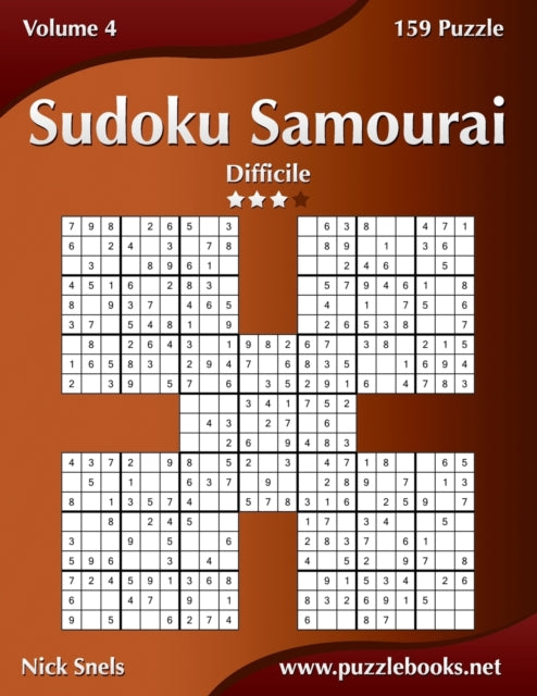 Sudoku Samurai - Difficile - Volume 4 -