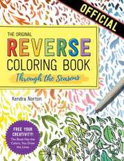 Original Reverse Coloring Book Through T