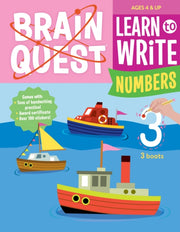 Brain Quest Learn To Write Numbers