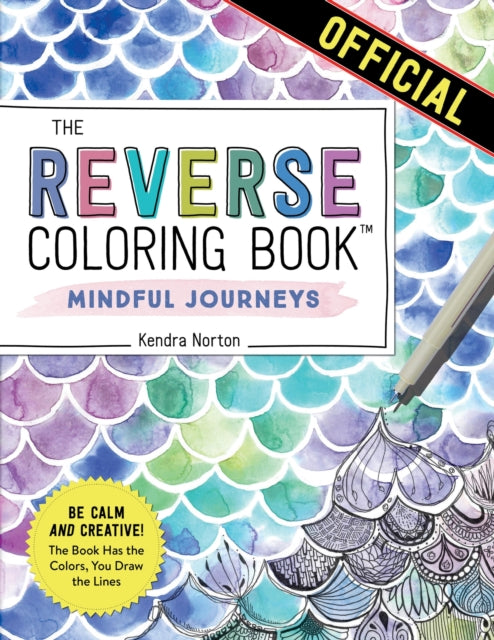 Reverse Coloring Book Mindful Jo