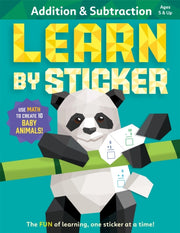 Learn By Sticker Addition And Subtract By Workman Publishing