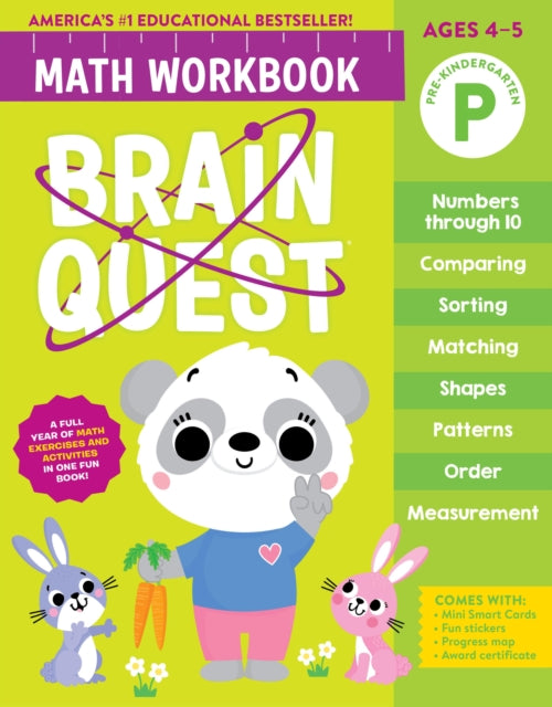 Brain Quest Math Workbook Prekindergarte