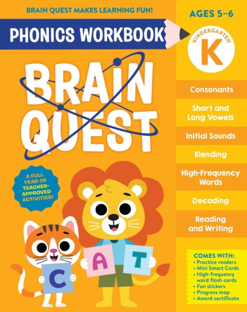 Brain Quest Phonics Workbook Kindergarte