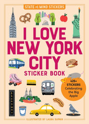 I Love New York City Sticker Book By Supnik, Laura
