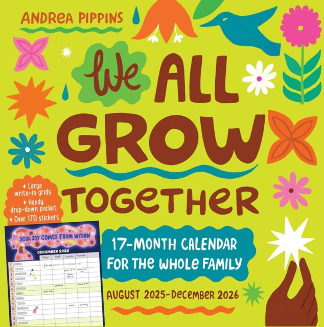 We All Grow Together 17month Wall Calend