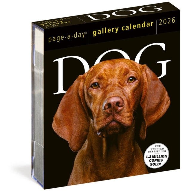 Dog Pageaday Gallery Calendar 2026