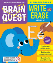 Brain Quest Write & Erase Alphabet Skill