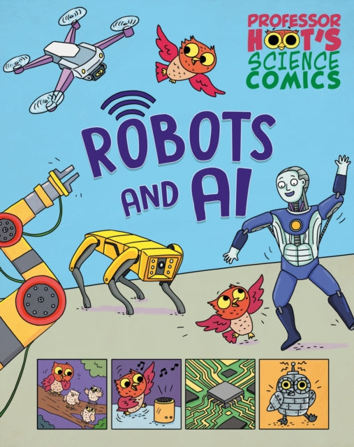 Professor Hoots Science Comics Robots