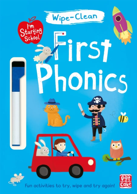 First Phonics Wipe Clean Book With Pen
