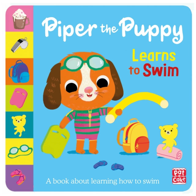 Piper The Puppy Learns To Swim