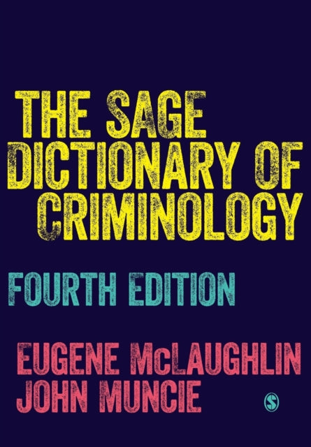 Sage Dictionary Of Criminology