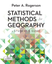 Statistical Methods For Geography