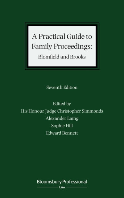 Practical Guide To Family Proceedings Bl By Bennett, District
