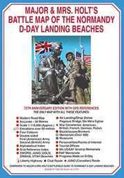 Holts Battle Map Of/normandy D Day Landi By Major Holt