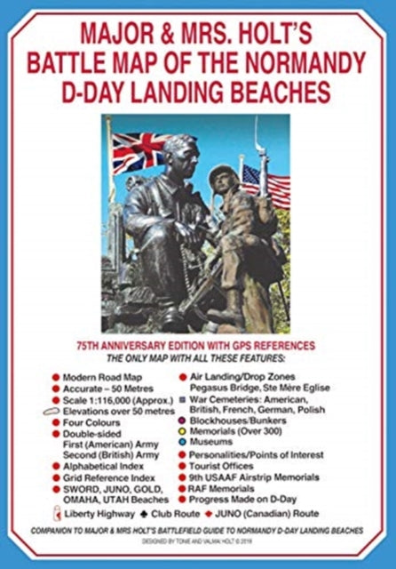 Holts Battle Map Of/normandy D Day Landi