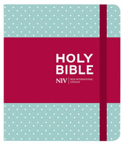 Niv Journalling Mint Polka Dot Cloth Bib