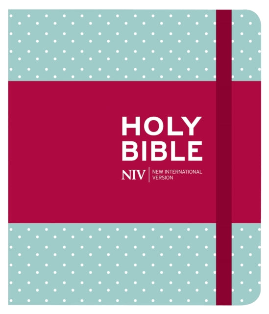 Niv Journalling Mint Polka Dot Cloth Bib