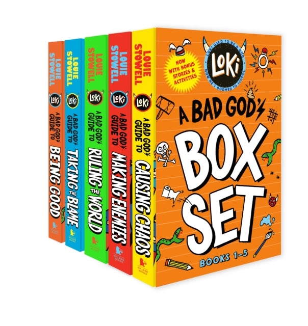 Loki A Bad Gods Boxset Books 1-5 By Stowell, Louie