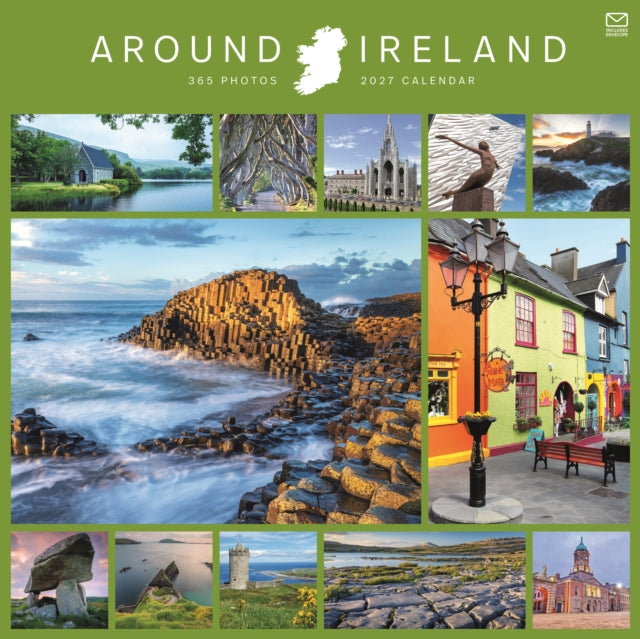 Around Ireland Square Wall Calendar 2027