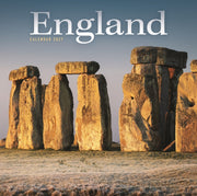 England Square Wall Calendar 2027