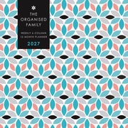 Organised Fam Geometric P Wall Cal 2027