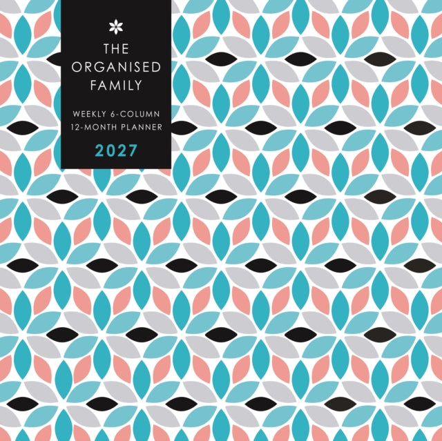 Organised Fam Geometric P Wall Cal 2027