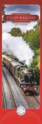 Steam Railway Slim Calendar 2027