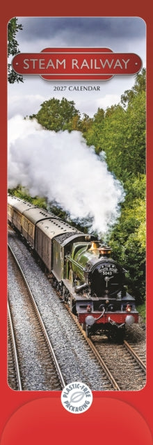 Steam Railway Slim Calendar 2027