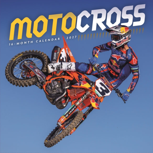 Motocross Square Wall Calendar 2027