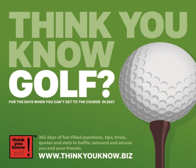 Think You Know Golf Box Calendar 2027