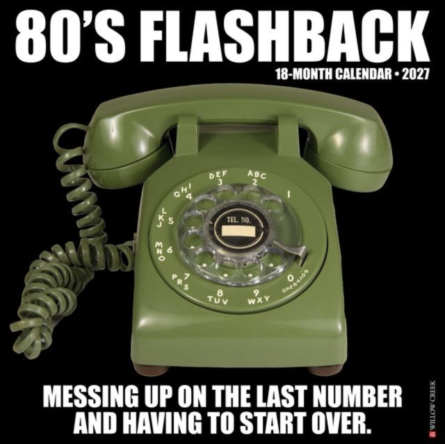 80s Flashback 2027 Wall By Willow Creek Press