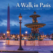 Walk In Paris 2027 Wall By Willow Creek Press