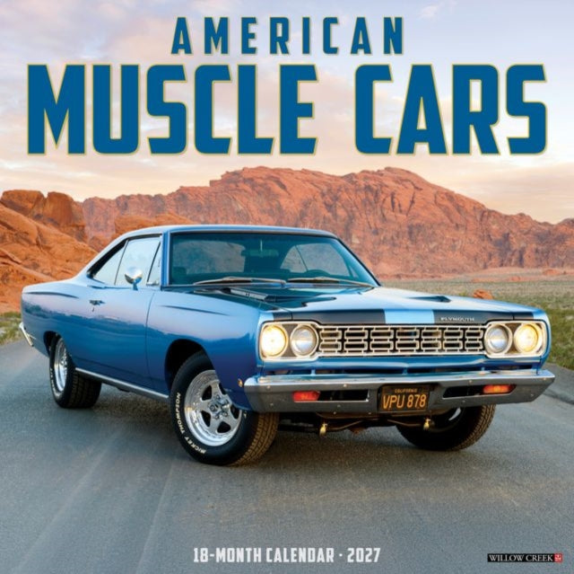 American Muscle Cars 2027 Wall By Willow Creek Press