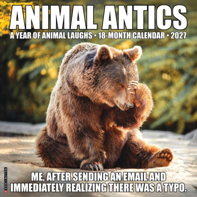 Animal Antics 2027 Wall By Willow Creek Press