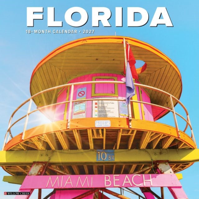Florida 2027 Wall By Willow Creek Press