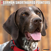 German Shorthaired Pointers 2027 Wall By Willow Creek Press