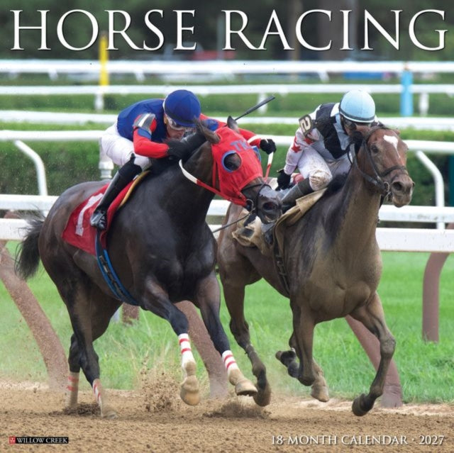 Horse Racing 2027 Wall By Willow Creek Press