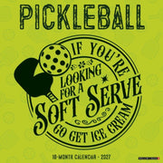 Pickleball 2027 Wall By Willow Creek Press