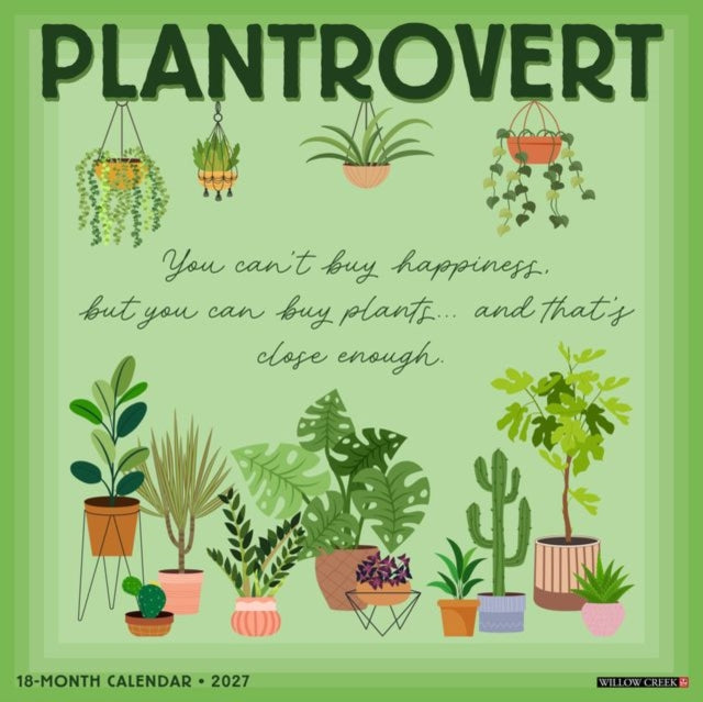 Plantrovert 2027 Wall By Willow Creek Press
