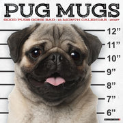 Pug Mugs 2027 Wall By Willow Creek Press