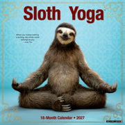 Sloth Yoga 2027 Wall By Willow Creek Press