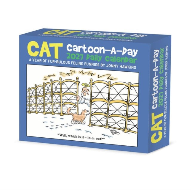 Cat Cartoonaday 2027 Box By Willow Creek Press